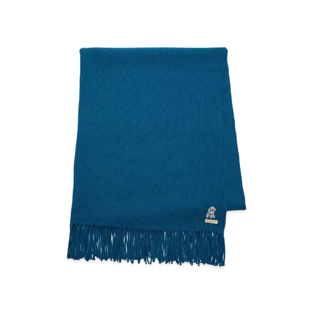 UNDERCOVER Cashmere Fringe Stole "Turquoise"