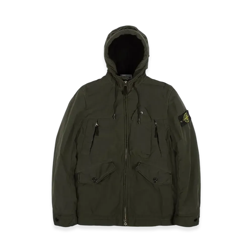 Stone Island 40931 David Light TC Mircropile Jacket - 20FW "Dark Green"