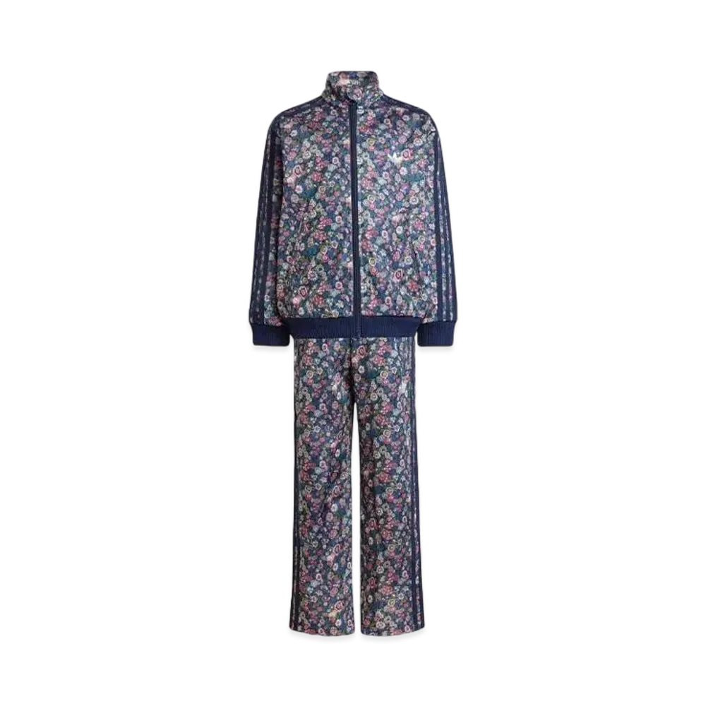 adidas x Liberty London Firebird Tracksuit (Kids) "Night Indigo/Multicolor"
