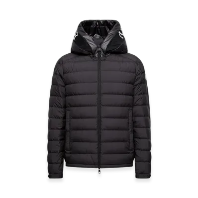 MONCLER Chevrerie Hooded Short Down Jacket "Black"