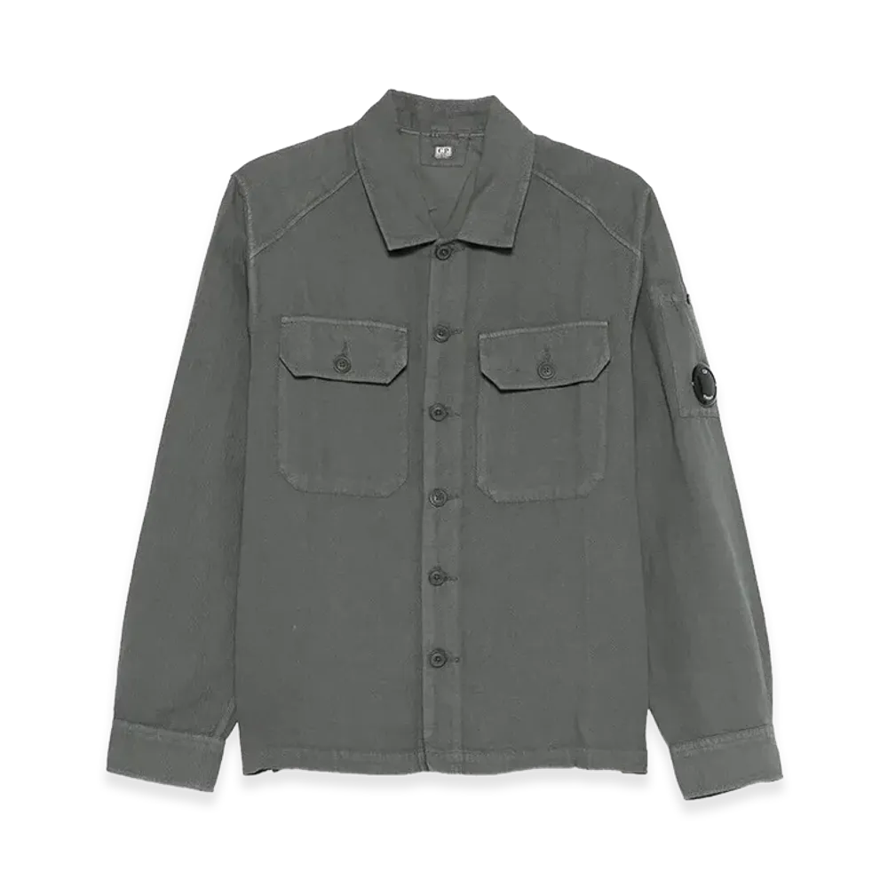 C.P. Company Long Sleeve Shirt "Silver"