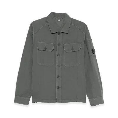 C.P. Company Long Sleeve Shirt "Silver"