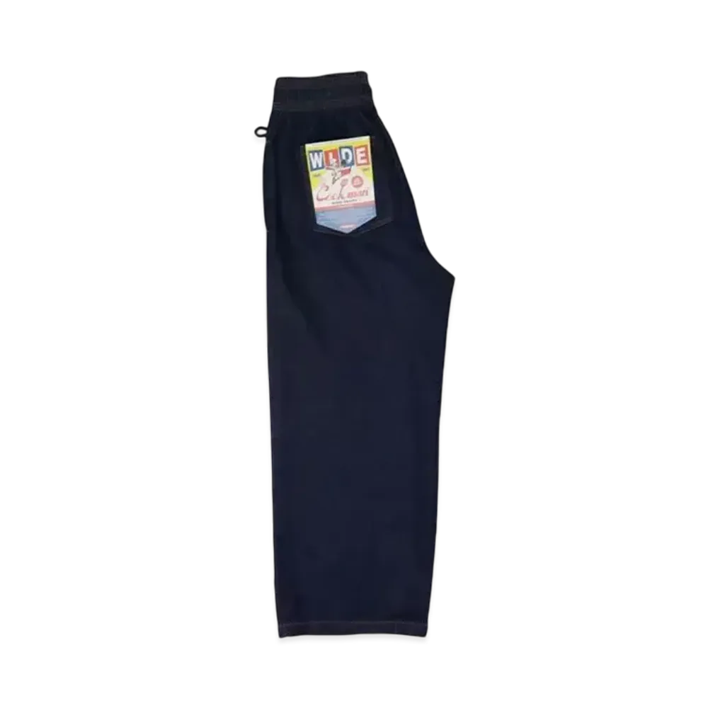 COOKMAN Wide Chef Pants "Denim/Navy"