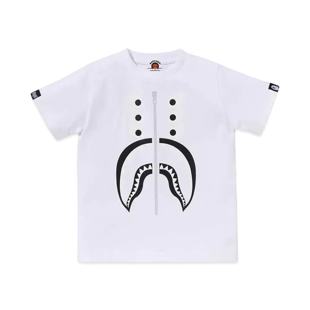 A BATHING APE x Bounty Hunter Mad Shark Tee "White"