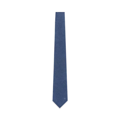 Louis Vuitton Tie Micro Damier 8cm "Navy"