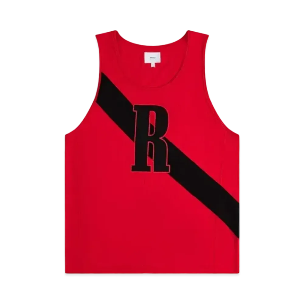 RHUDE 02 Stripe Tank Top "Red"