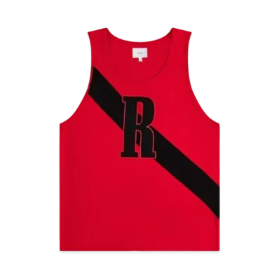 RHUDE 02 Stripe Tank Top "Red"