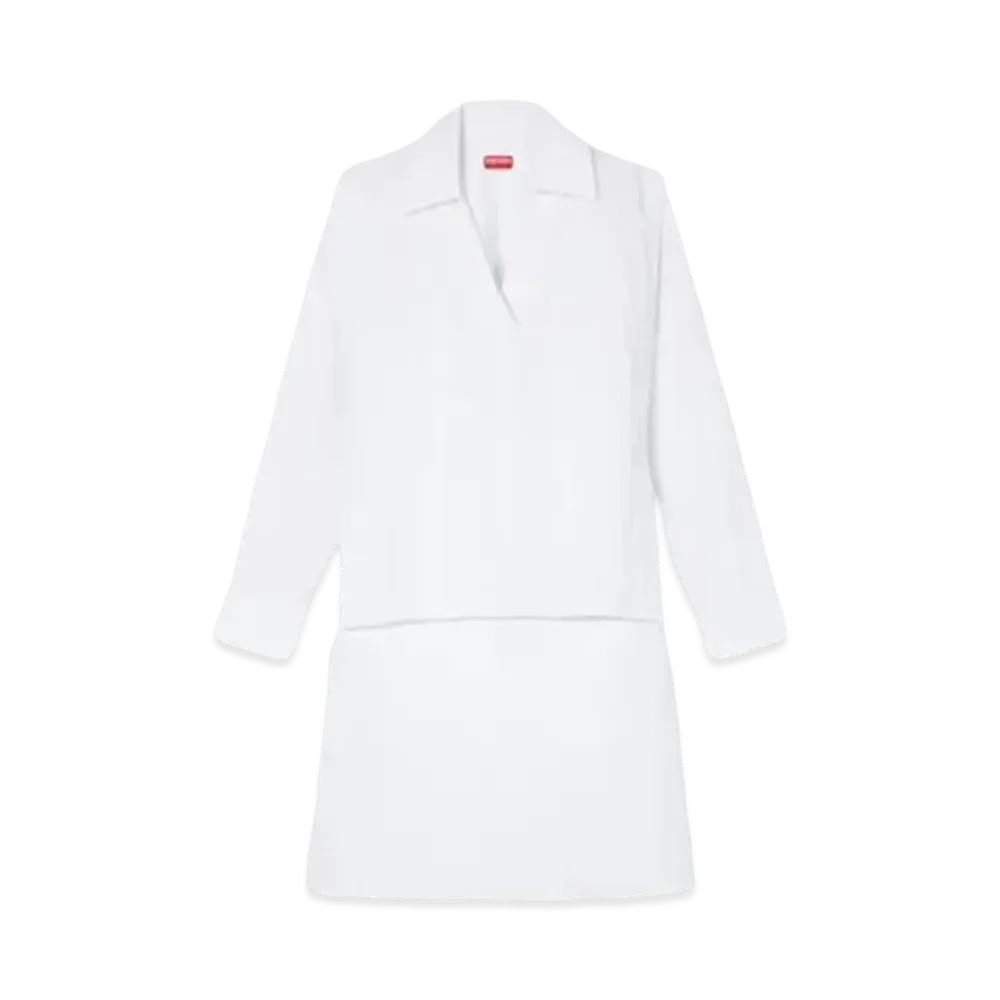 KENZO Oversize Sharting Dress "White"