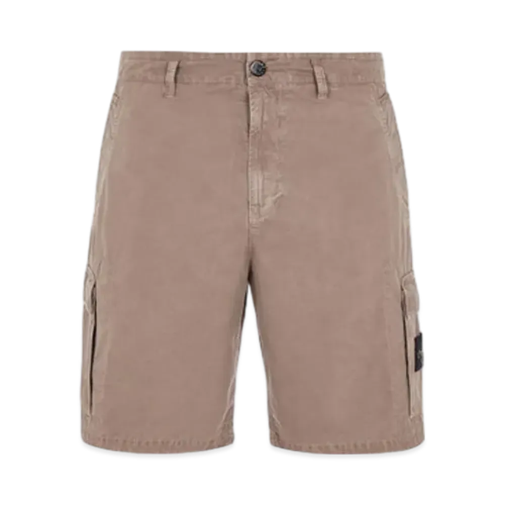 Stone Island L14WA Old Treatment Loose Fit Bermuda Shorts - 24SS "Dove Grey"