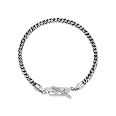 Diesel Dx1551040 Jewel Stainless Steel Chain Bracelet "Silver Black"