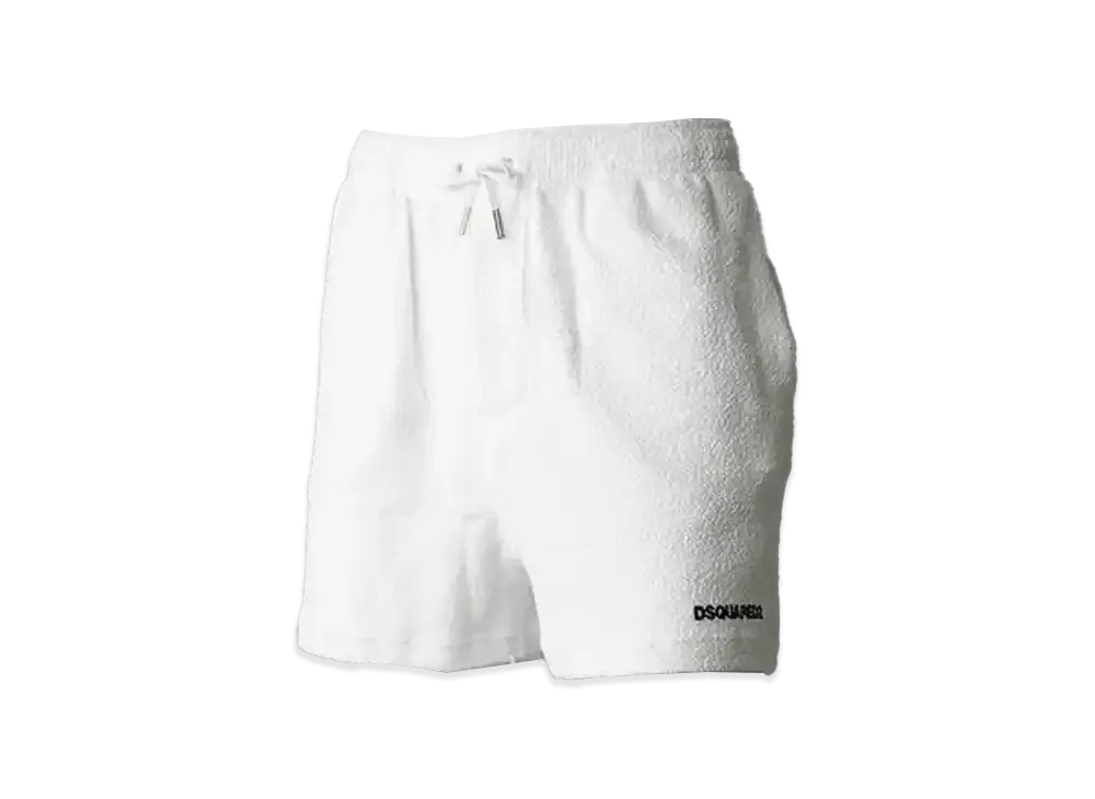 DSQUARED2 Pile Half Pants "White"