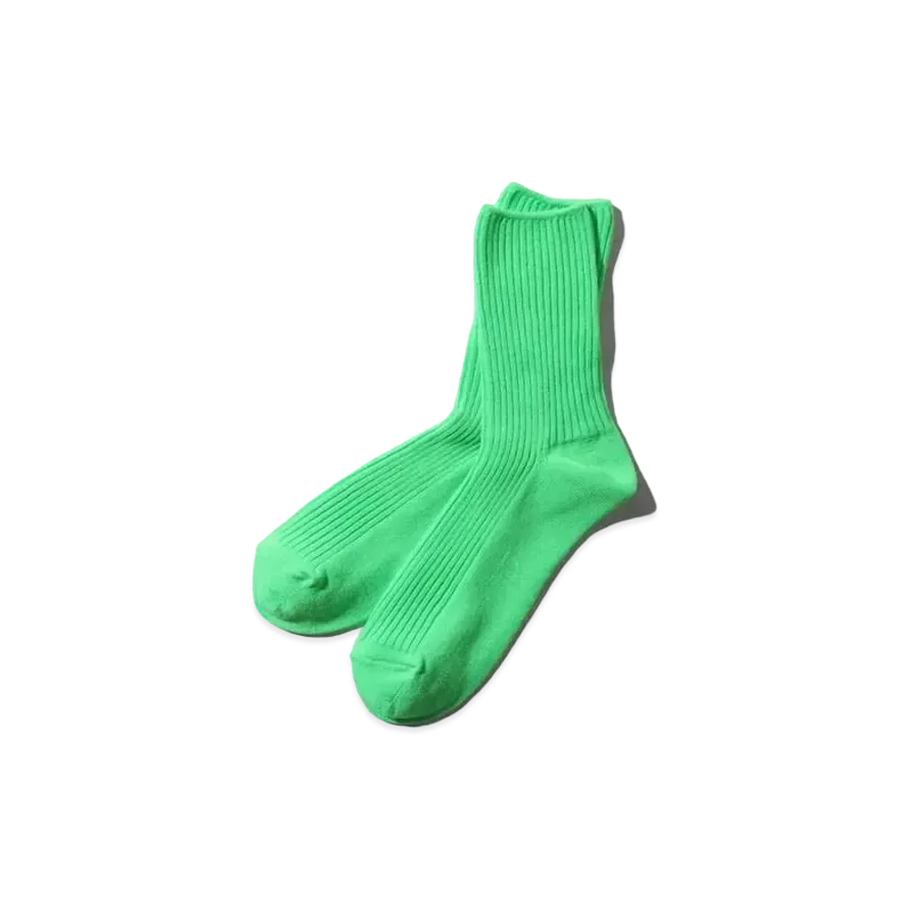 atmos pink Neon Socks "Green"