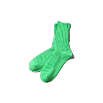 atmos pink Neon Socks "Green"