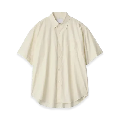 ssstein Suvin Cotton Oversized Short Sleeve Shirt "Yellow"