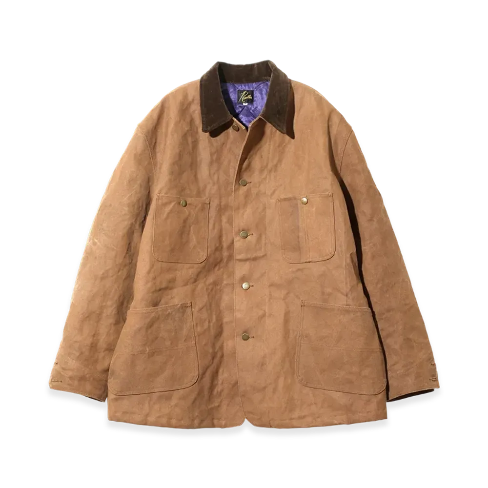 NEEDLES Coverall - Duck / Kakishibu Paint "Dk. Brown"