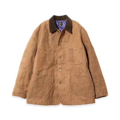 NEEDLES Coverall - Duck / Kakishibu Paint "Dk. Brown"