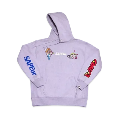 SAPEur x Bikkuriman Hoodie Head Rococo "Gray"
