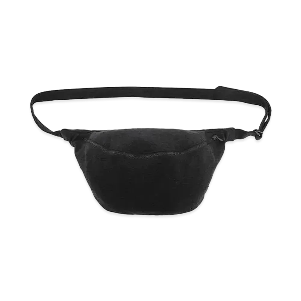 COMOLI Silk Nap Waist Bag "Black"