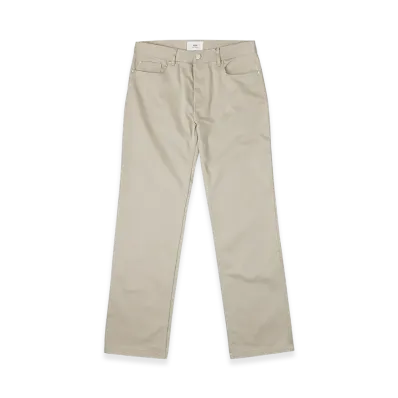 AMI PARIS Cotton Pants "Lightbeige"