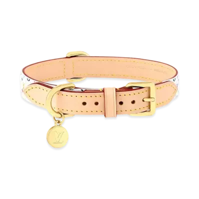 Louis Vuitton x Takashi Murakami Monogram Multicolor Dog Collar MM Monogram Multicolor "Blanc"