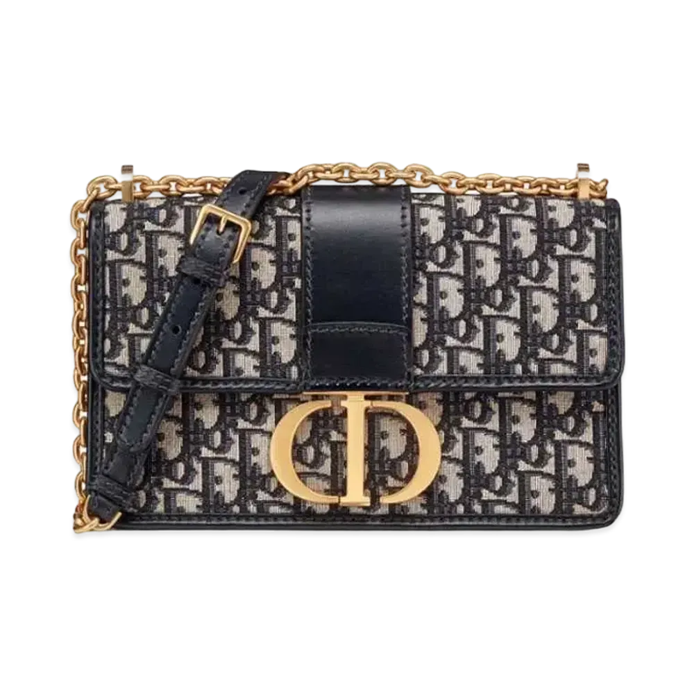 Dior 30 Montaigne Chain Bag "Navy"