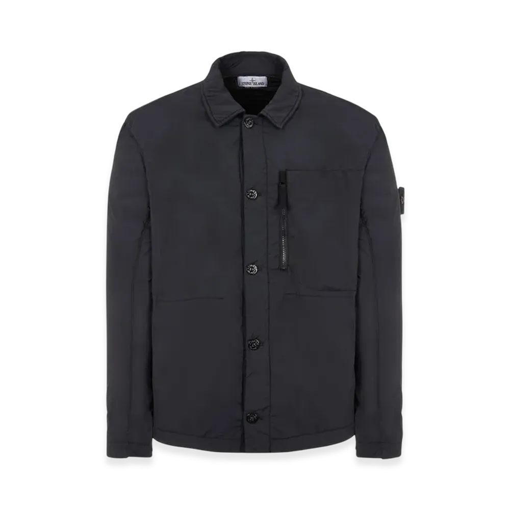 Stone Island 41431 Skin Touch Nylon-TC Garment Dyed Jacket - 22SS "Black"