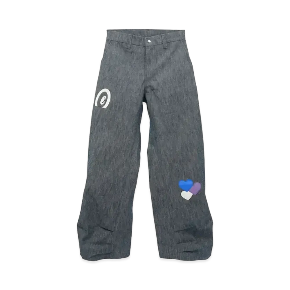 COIN PARKING DELIVERY CPD LOVE Patch Pants #2 "Blue"
