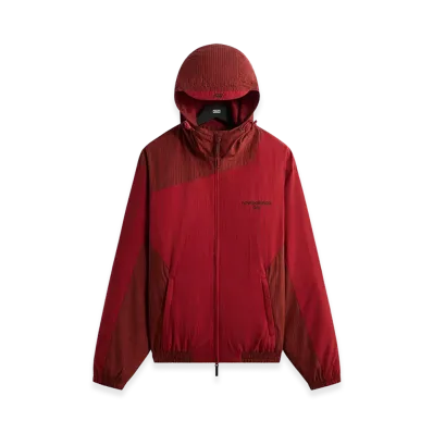 Kith x New Balance Poplin Mix Madison V Jacket "Biking Red"