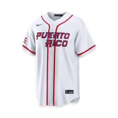Nike 2026WBC World Baseball Classic Puerto Rico Baseball Home Stadium Jersey "White"