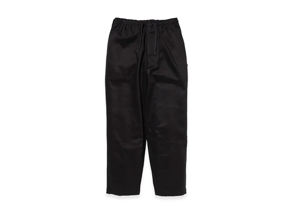 DESCENDANT Shore Twill Beach Trousers "Black"
