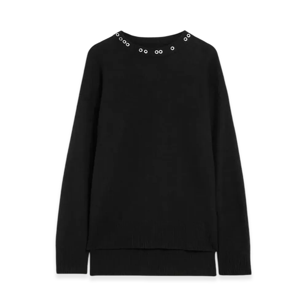 Jil Sander Lightweight Wool Crew-Neck Sweater "Black"