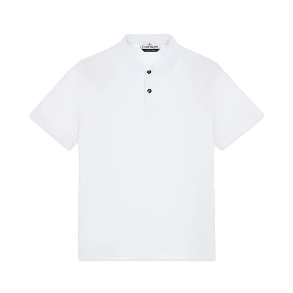 Stone Island 21717 STRETCH COTTON PIQUE_SLIM FIT "White"