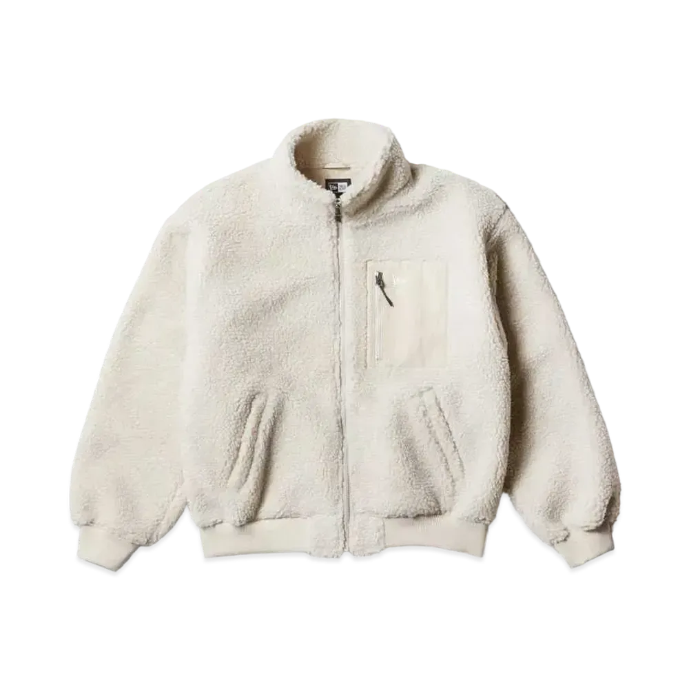 NEW ERA Boa Blouson Box Logo "Stone"
