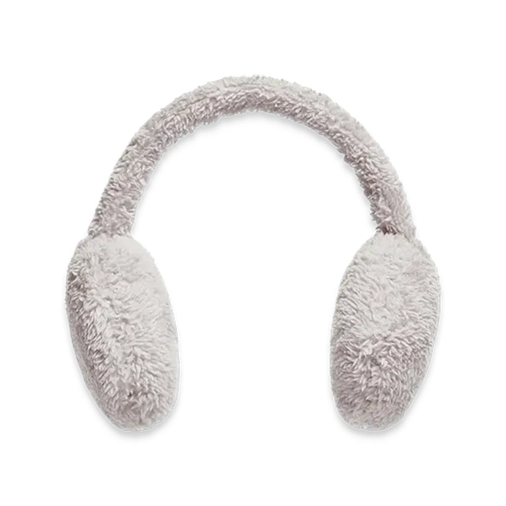 MONCLER Padded Teddy Ear Muffs "Grey"