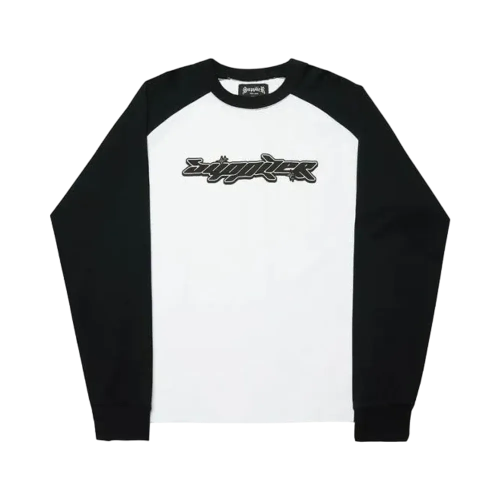 SUPPLIER Planet Logo Raglan Long Sleeve "White"