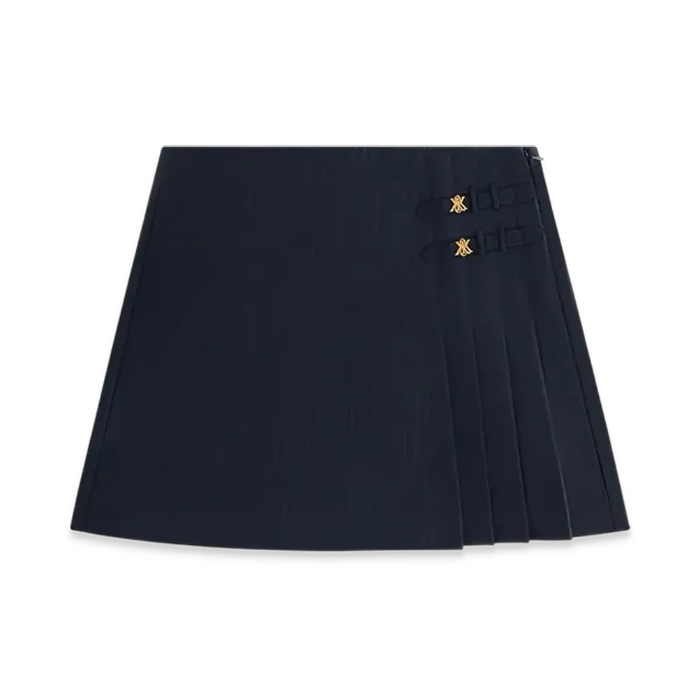 Kith Women's Emira Pleated Micro Skirt "Black"