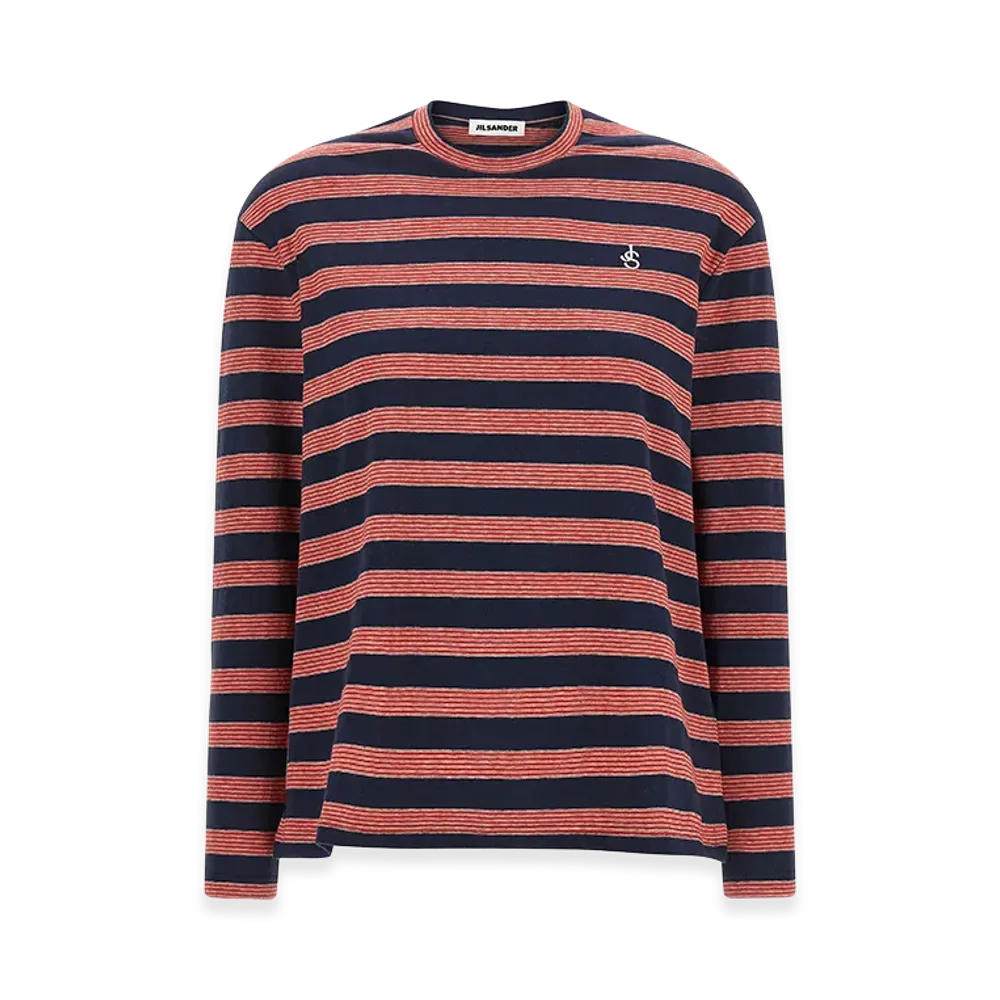 Jil Sander Women's Striped Long Sleeve T-Shirt "Multicolor"