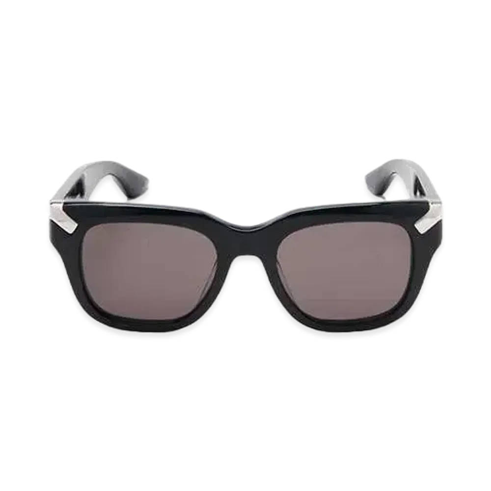 Alexander McQUEEN Punk Rivet Square Sunglasses "Black/Smoke"