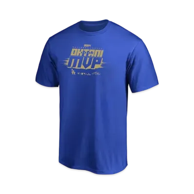 MLB Fanatics Dodgers Shohei Ohtani National League MVP 2024 Award Commemoration Name & Number Uniform Number T-Shirt Kids "Blue"