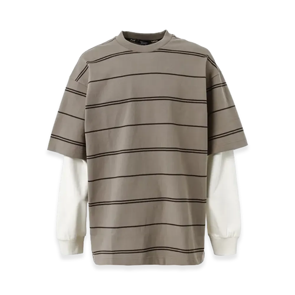 COMME des GARCONS HOMME Doubled Sleeves T-Shirts "Beige"