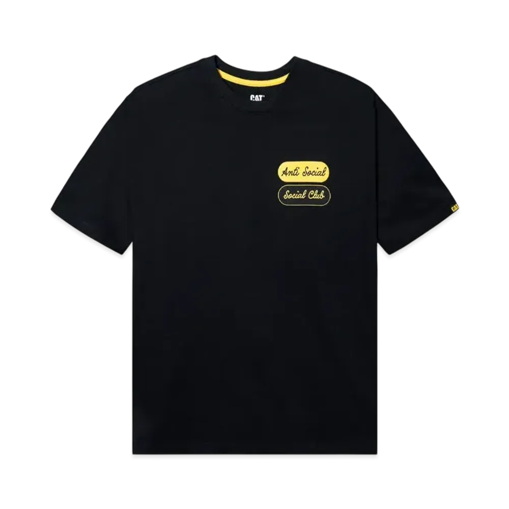 ANTI SOCIAL SOCIAL CLUB x Caterpillar Retro Cat Tee "Black"