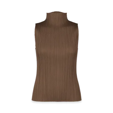 PLEATS PLEASE ISSEY MIYAKE New Colorful Basics 4 "Brown"