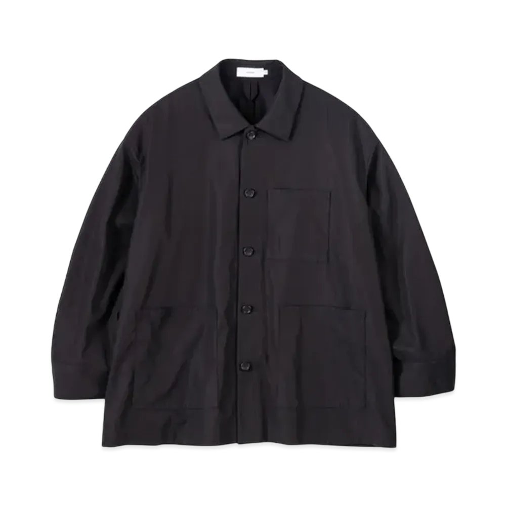 Graphpaper High Twist Gabardine Coverall Jacket "Black"