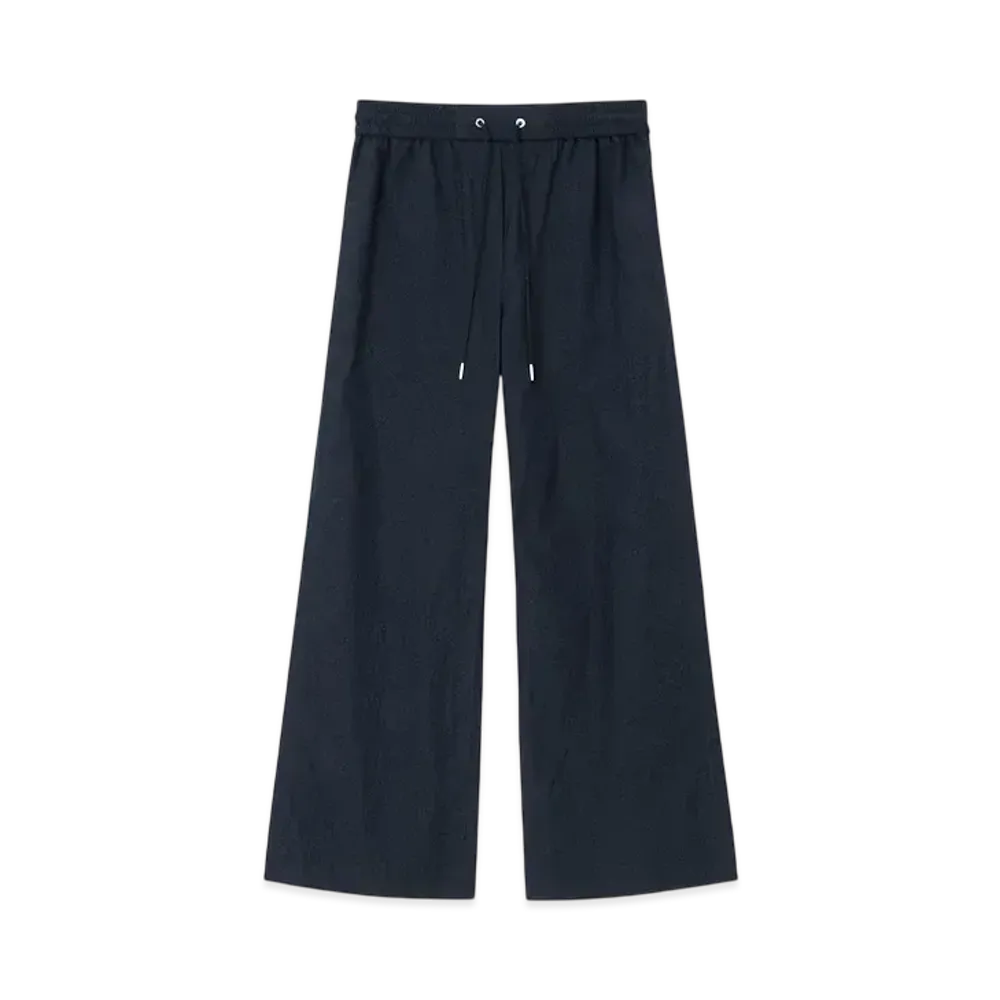 Paul Smith Women's Rayon Nylon Wide Pants "Navy"