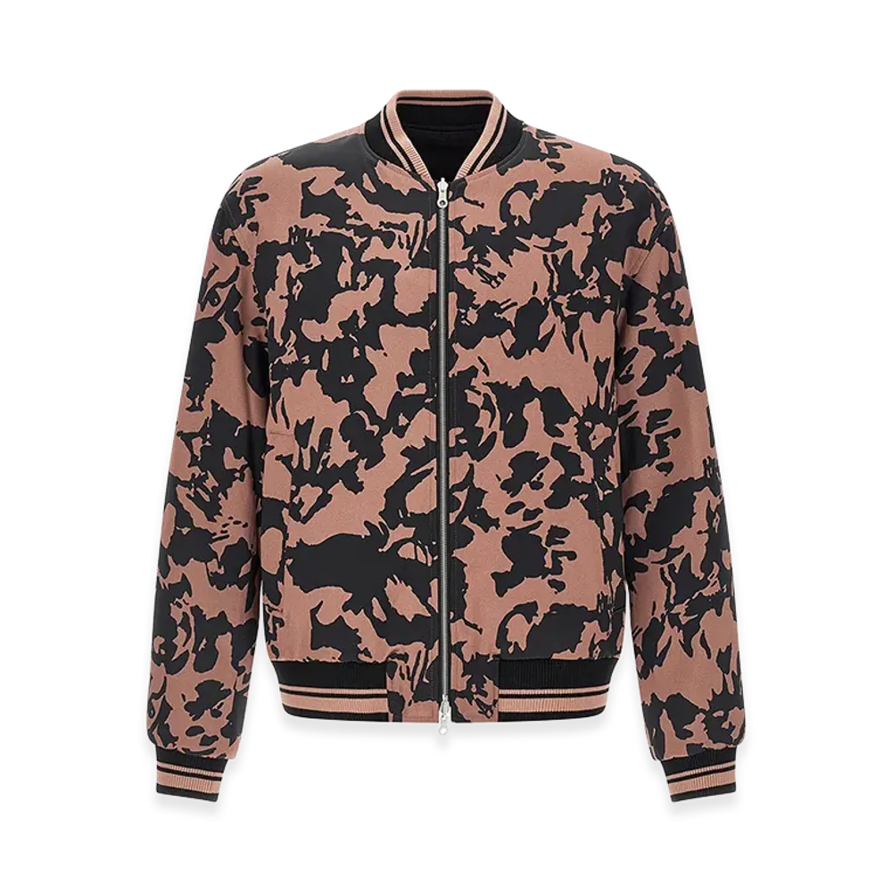 DRIES VAN NOTEN 'Volker' Reversible Bomber Jacket "Rose"