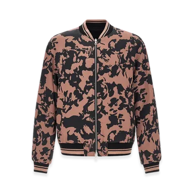 DRIES VAN NOTEN 'Volker' Reversible Bomber Jacket "Rose"