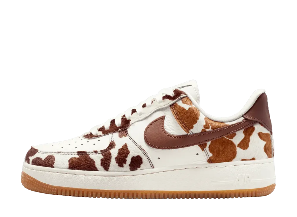 Nike Women's Air Force 1 Low "Cow Print/Field Brown"