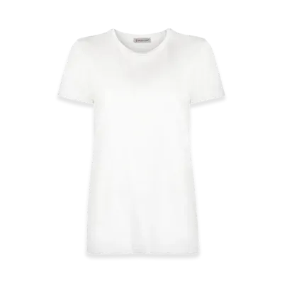 MONCLER Women's Logo Patch T-Shirt "White"