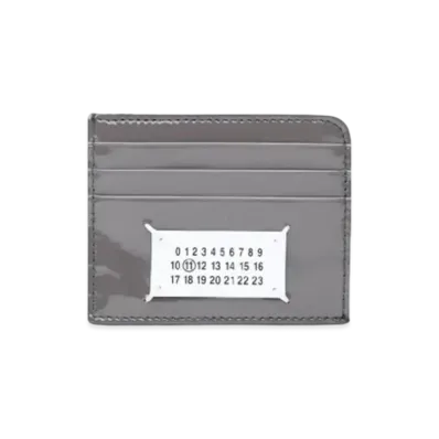 Maison Margiela Vernice Logo Card Holder "Dark Grey"