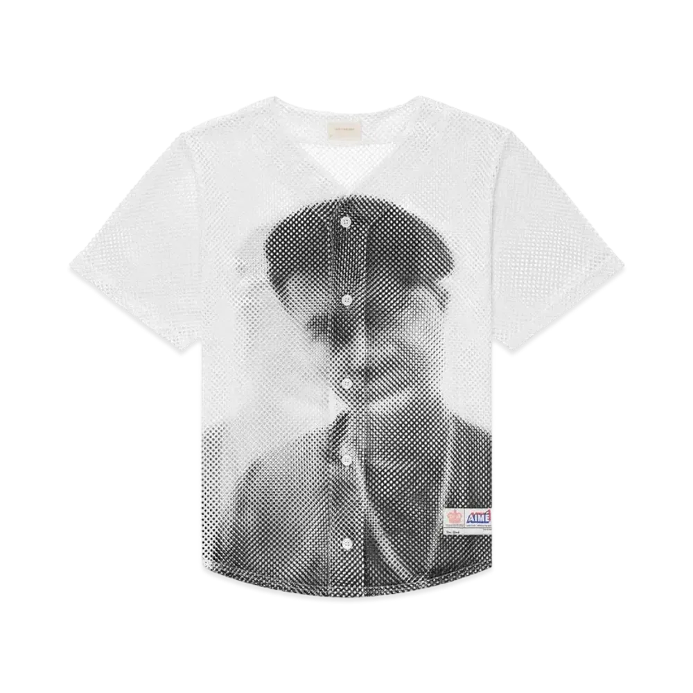 Aime Leon Dore The Genesis Mesh Baseball Jersey "White"